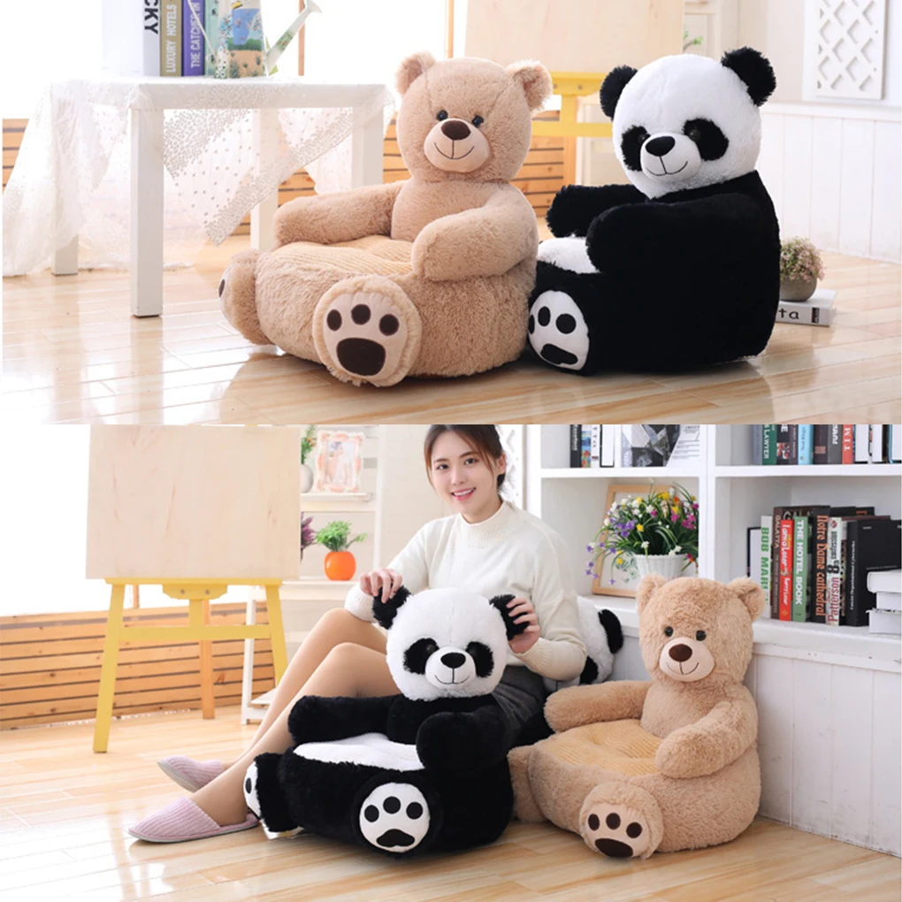 Polyester Comfortable And Soft Children Chair Modern And Cute Animal Sofa Seat Durable Structure