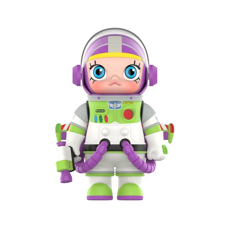 POP MART MEGA SPACE MOLLY 400% BUZZ LIGHTYEAR Serie Scatola misteriosa Scatola cieca originale Indovina giocattoli Borsa Ornamento Figurine Decorazioni per la casa