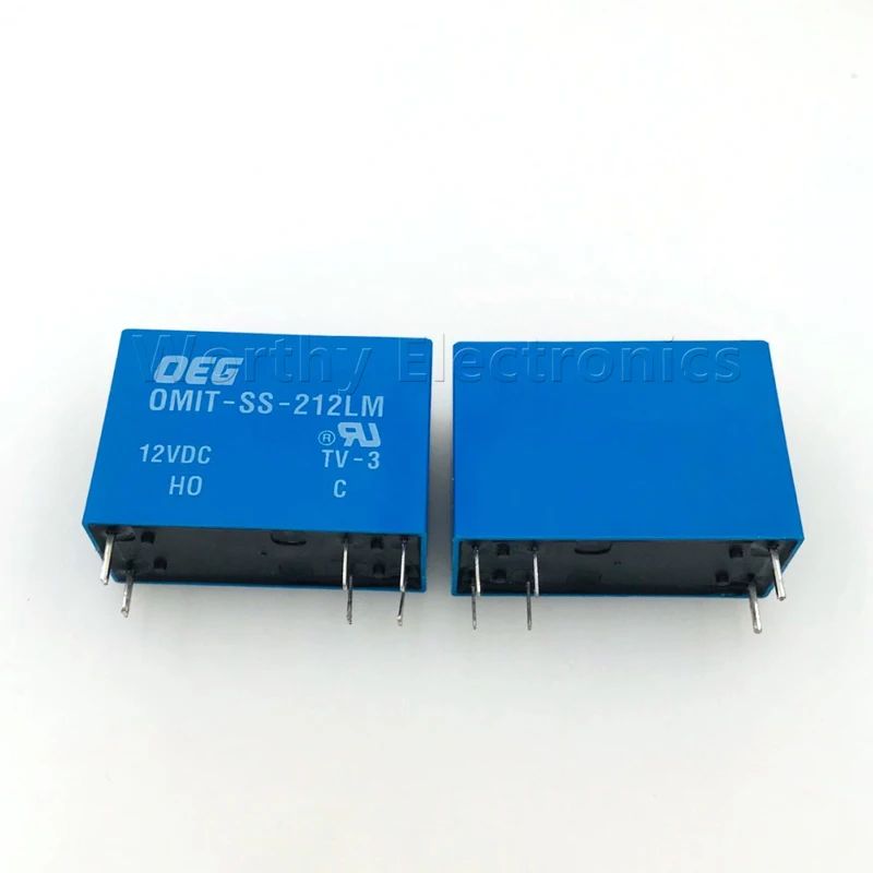 

Free Shipping 10PCS OMIT-SS-212LM 12VDC Two Groups Normally Open 6PIN 5A 250VAC New Original OEG Relay