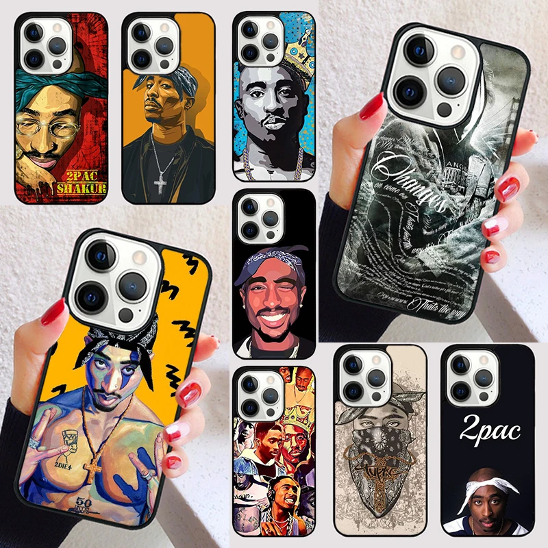 2pac tupac Crown 2 pac cover For iPhone 15 16 13 12 11 14 Pro Max Mini Max SE 2020 7 8 6S Plus Phone Case