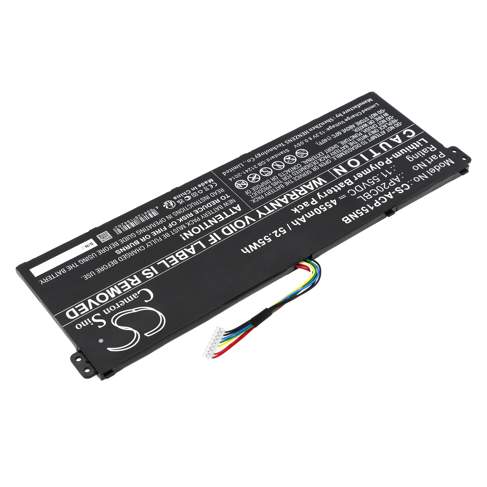Replacement 11.55V 4550mAh Laptop Battery AP20CBL for Acer Swift 3 SF314-511-51YL, Aspire 5 A515-45-R7TR, Aspire 7 A715-43G-R7M7