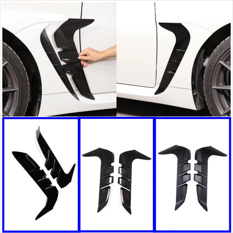 

Modification Auto Parts For Toyota 86 / Subaru BRZ 2022-2023 ABS Plastic Side Fender Trim Decorative Cover Plate Car Accessories