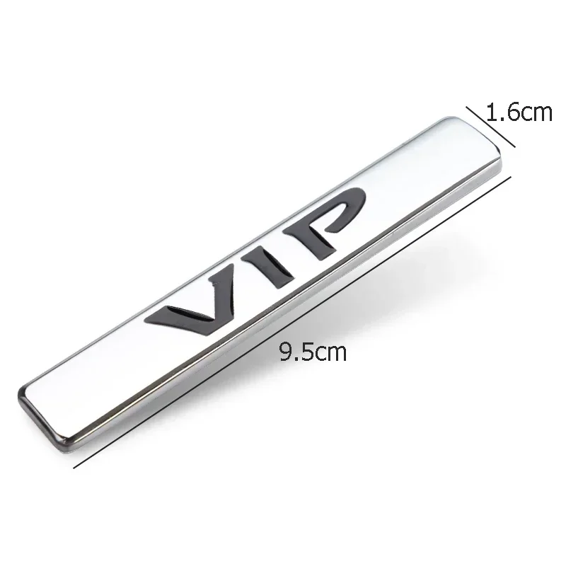 VIP شعار سيارة درابزين الجانب شعار ملصق السيارات الجسم شارة مائي لهوندا بيجو جاكوار كيا سوبارو بويك أوبل شيفروليه نيسان