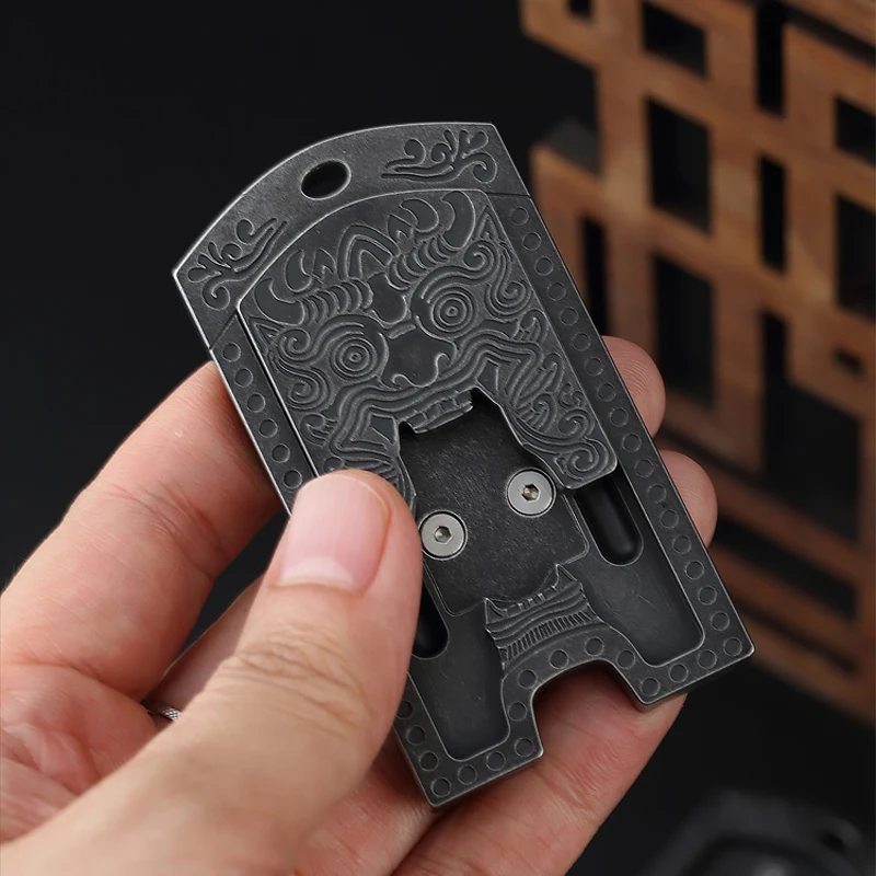 Chinese Style Push Slider Magnetic Decompression Toy Original EDC Decompression Toy Magnetic Slider Heavy Fidget Spinner