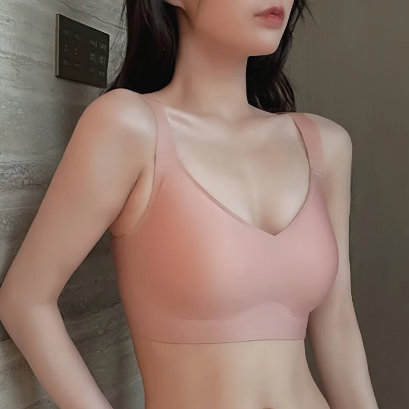 

Push Up Bras For Women Non-wire Underwear Wide Shoulder Strap Bra Top Removable Padded Soft Bras Female Sexy Lingerie Intimates