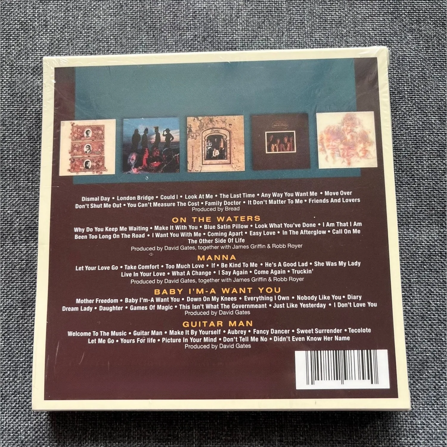 Vintage Soft Rock 5CD, Original Album Series, Multiple Studio Albums Showing Gentle Rock Style