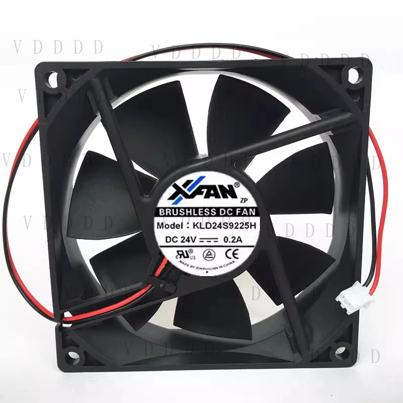 

Вентилятор охлаждения XFAN KLD24S9225H DC24V 0.2A, 2-проводной, 9025, 9 см (1 шт.)