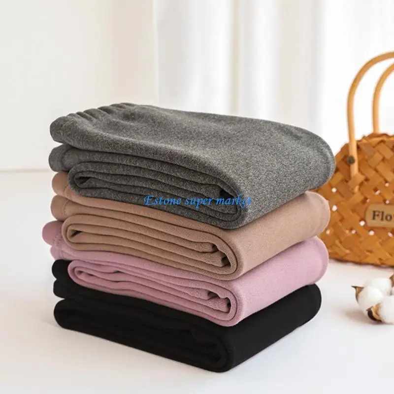 

090B Girls Warm Leggings Kids Autumn Leggings Winter Warm Pants Clothing Accessory