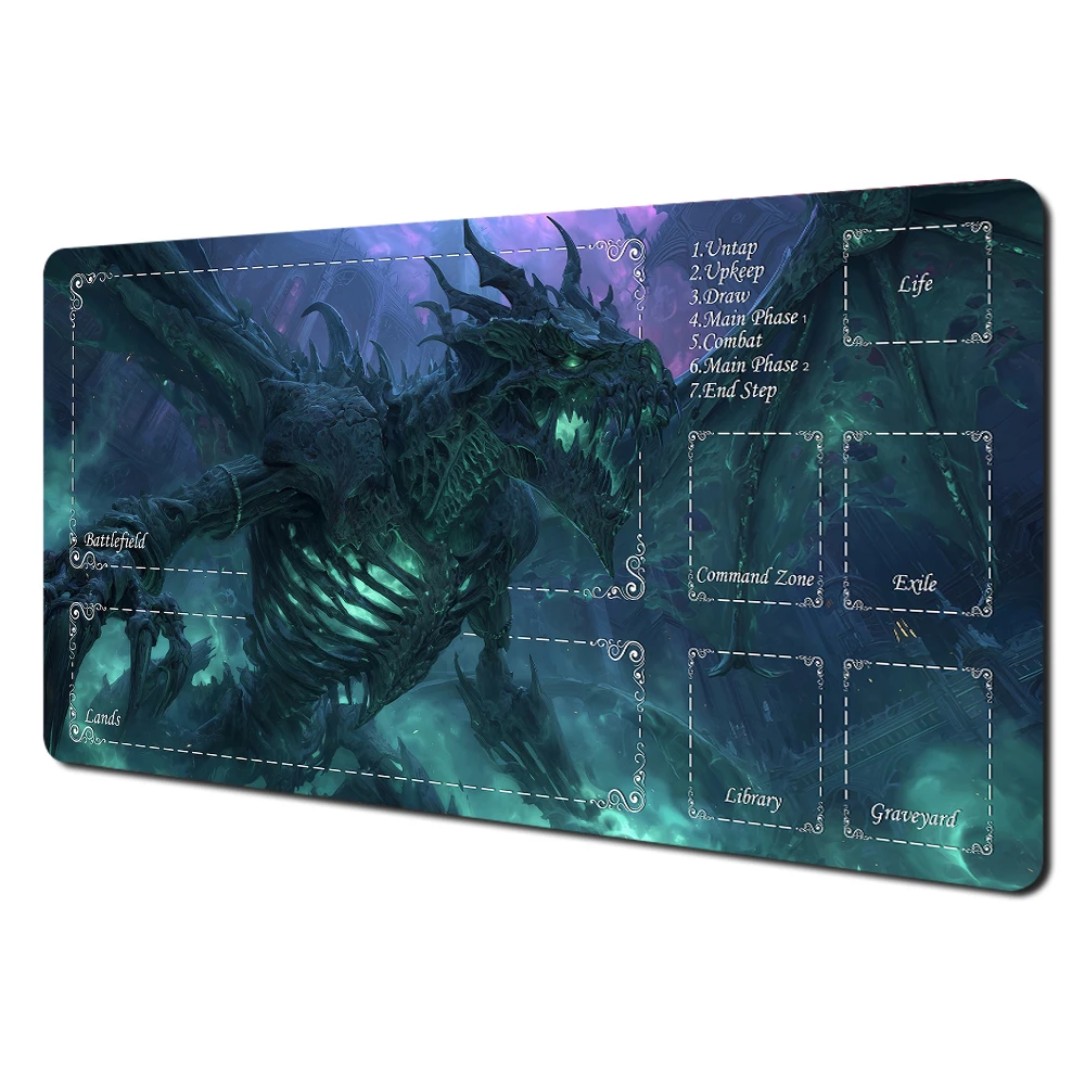 

Magnificent Giant Dragon Theme MTG Playmat Magic Card Battle Mat 35X60CM gathering gaming mats tapete magic mtg card pad