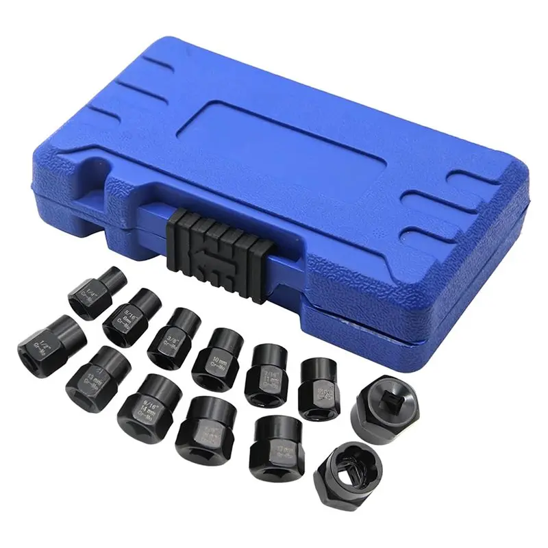 

【ALLOWANCE】Axle Wheel Induction Tool Stripped Bolt Puller Set 13 Pieces Wide Use Removal Tools, Mechanical Workshop Device