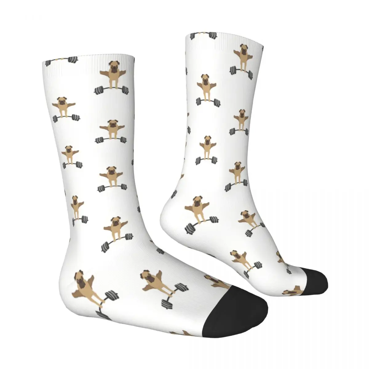 PUGS COOL Animal LIFTING Socks Male Mens Women Summer Stockings Polyester