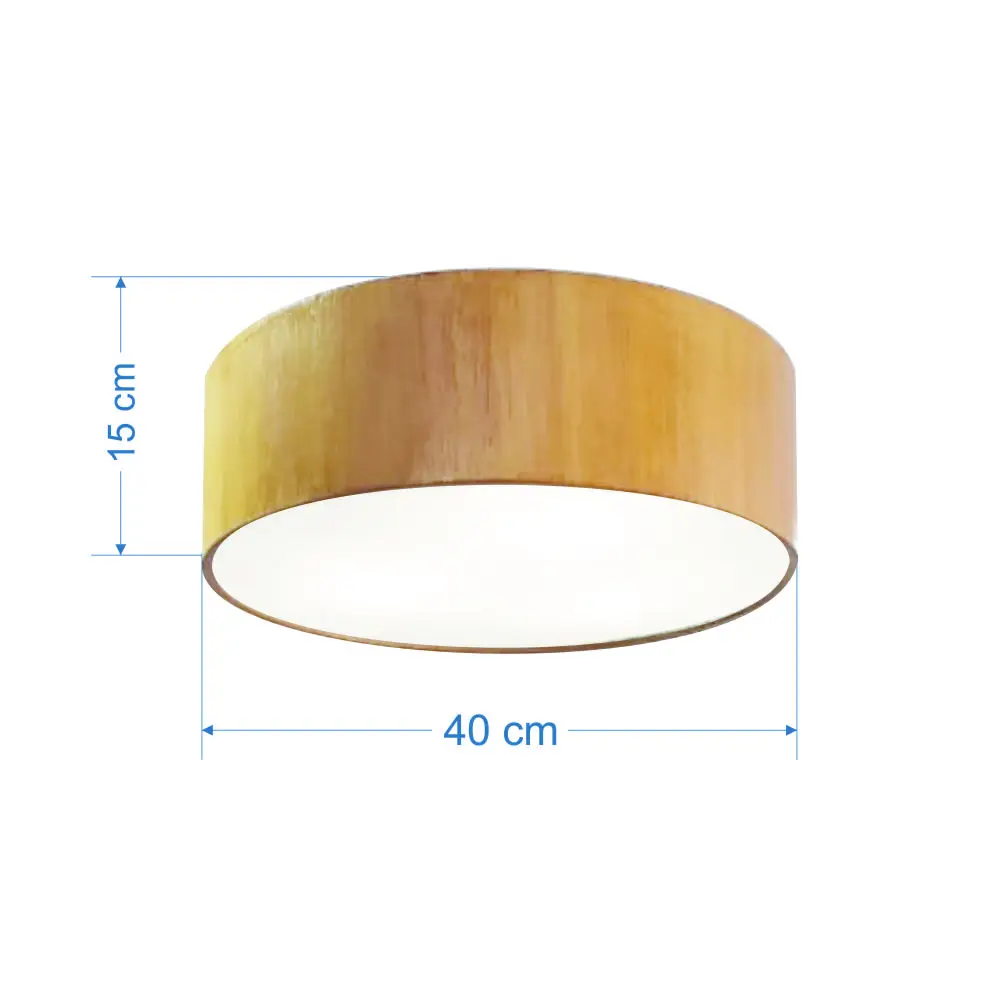 SL-3066 Cinnamon Color Plafon For Living Room in Cylindrical Wood