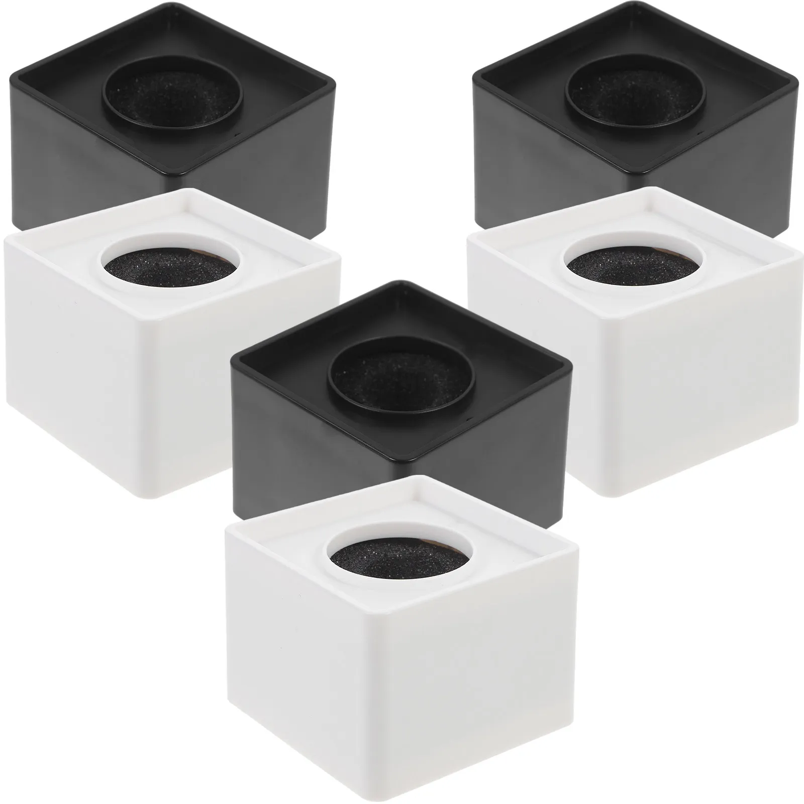 

Набор из 6 изолирующих кубиков-держателей для микрофонов, прочные кейсы для микрофонов, аксессуары для интервью, беспроводные микрофоны, логотип-куб для станции