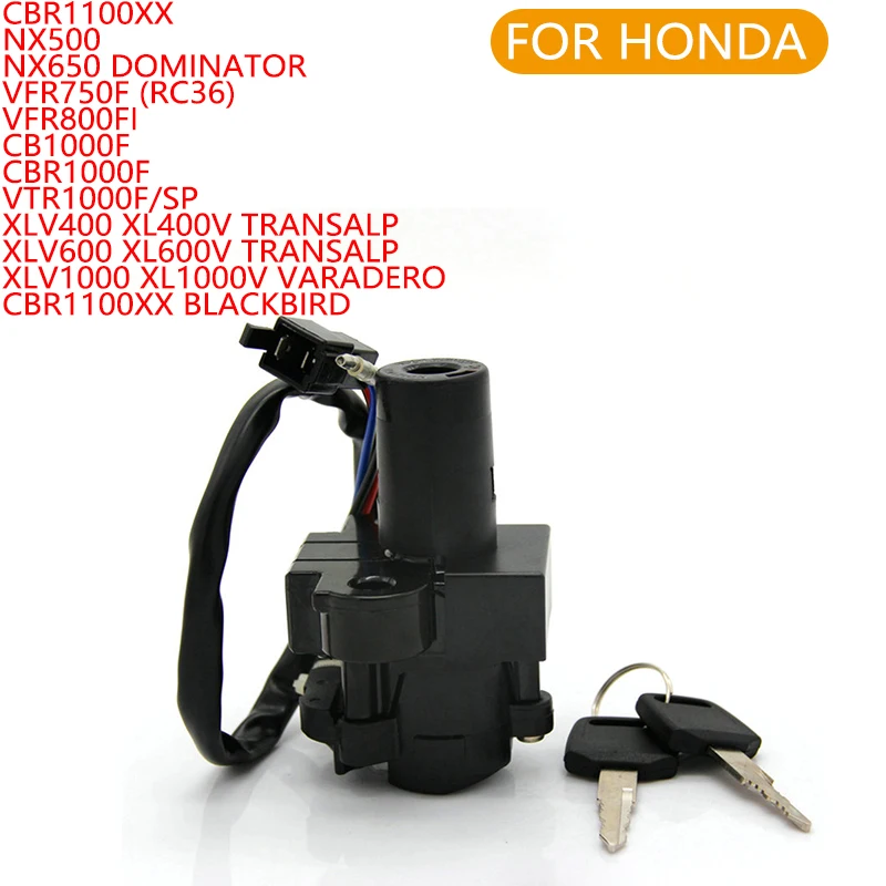 

Motorcycle Ignition Switch for Honda CBR1100XX NX500 NX650 Dominator VFR800Fi CB1000F CBR1000F VTR1000F/SP CBR 1100XX Blackbird