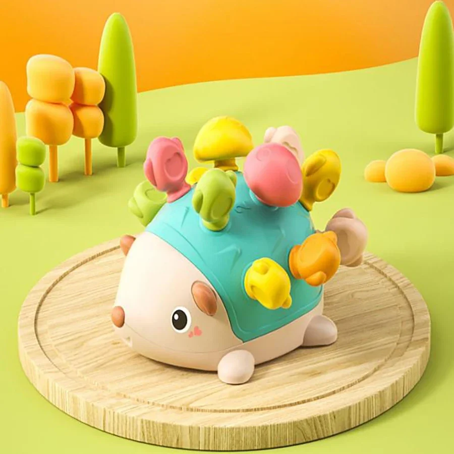 Hedgehog Insertion Fun Educational Toy for Kids Early Learning Parent-Child Interaction Fine Motor Skills & Finger Concentration