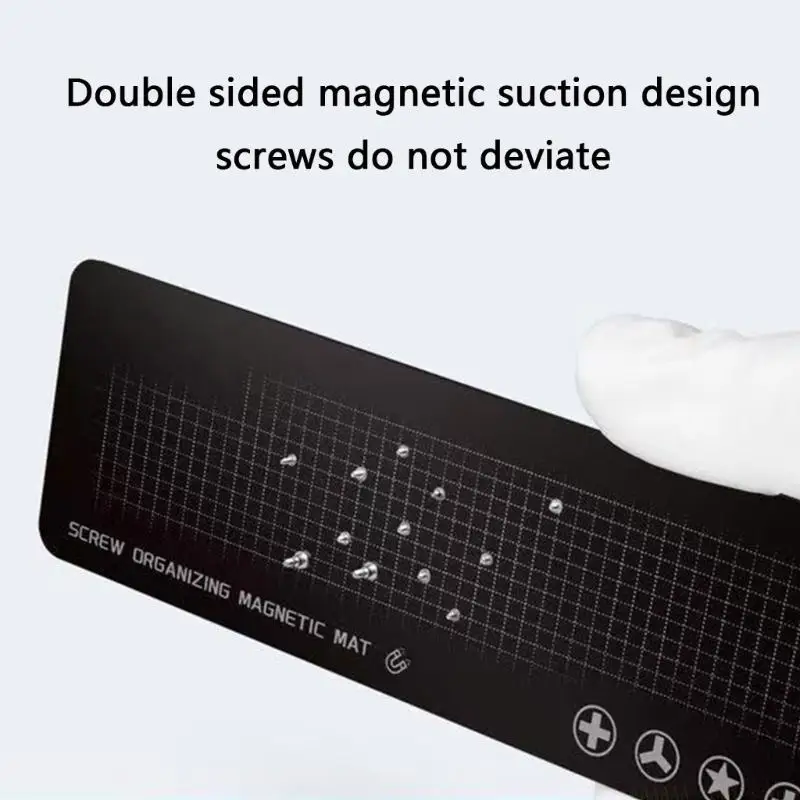 A2BE Tool Mat Strong Adhesion Screw Organizers Fit for Phone Repair Car Maintenance Engineers Hobbyists Solution