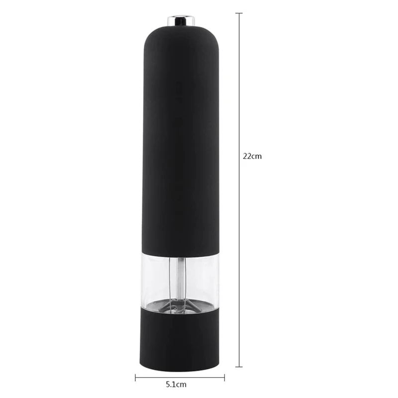 Electric Pepper Herb Grinder Salt Spice Grinder Kitchen Tool Multi-Use Black Pepper Grinder Gadget Black