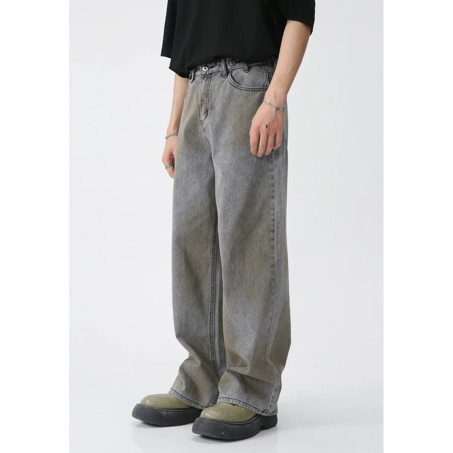 

Men hip-hop casual fashion men's High Street Retro Street clothing