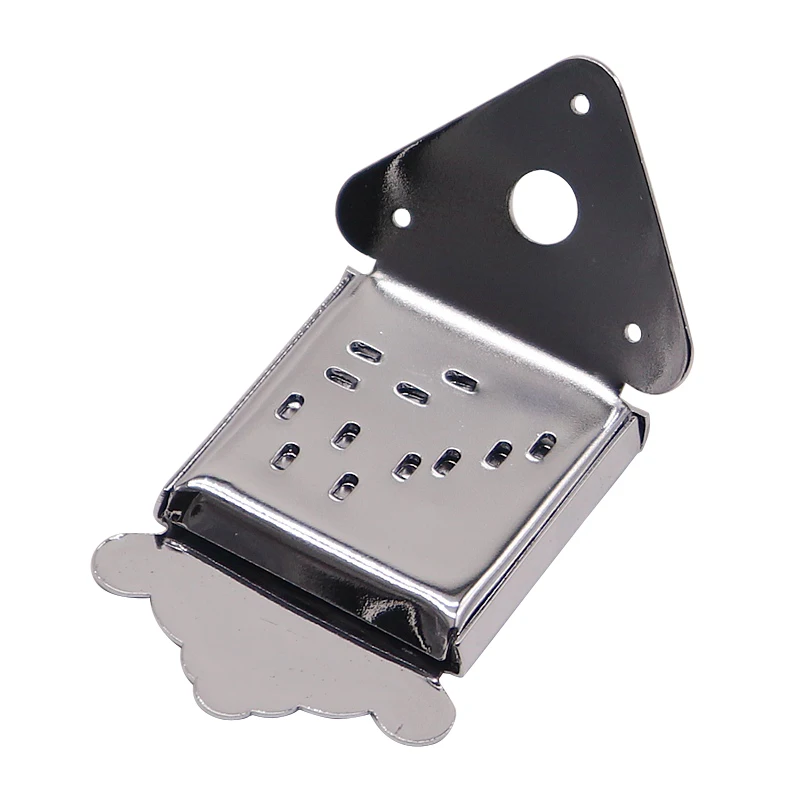 Mandolin Chrome Plated Tailpiece Bridge Guitar Replacement Parts Musical Instrument Accessories