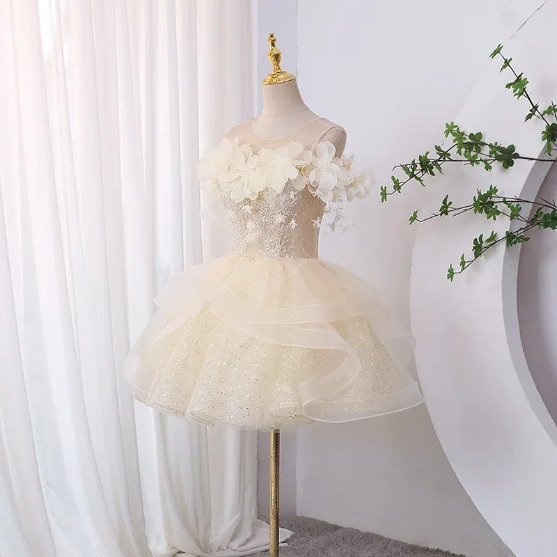 Strapless And Waist Hugging Short Skirt Dress Heavy-duty Birthday Dress Dress Adult Gift Fluffy Dress Small Dress Customized