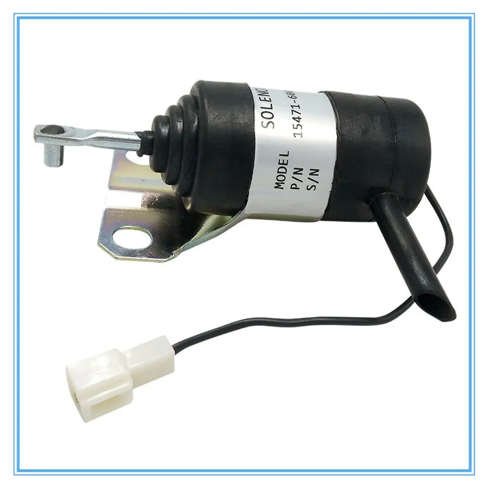

12V Stop Solenoid 15471-60010 052600-1001 Fit For Kubota V2203 Z482 Engine