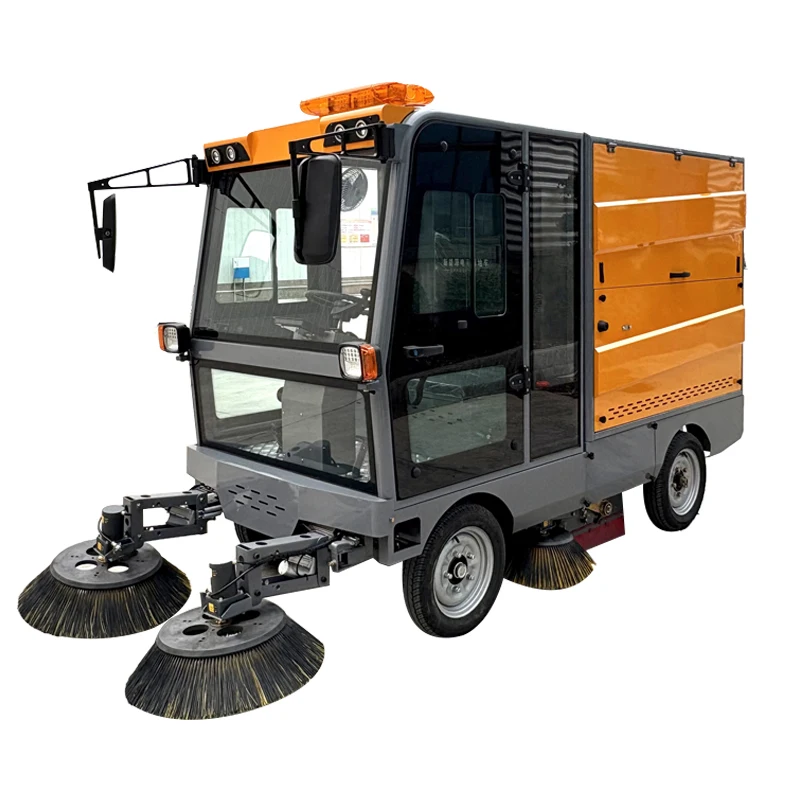 Clean Road Sweeping Machine Electric Street Cleaner Automatic Dumping Sweeper Environmental Protection Sweeper Excluding Freight