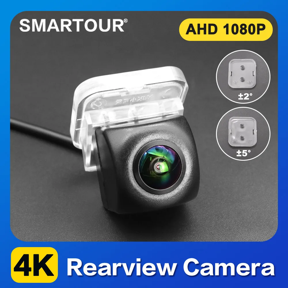 

Smartour 4K AHD 1080P Vehicle Fisheye Lens Starlight Night Vision 180 Degree HD Car Rear View Reverse Backup Camera For Bmw Audi