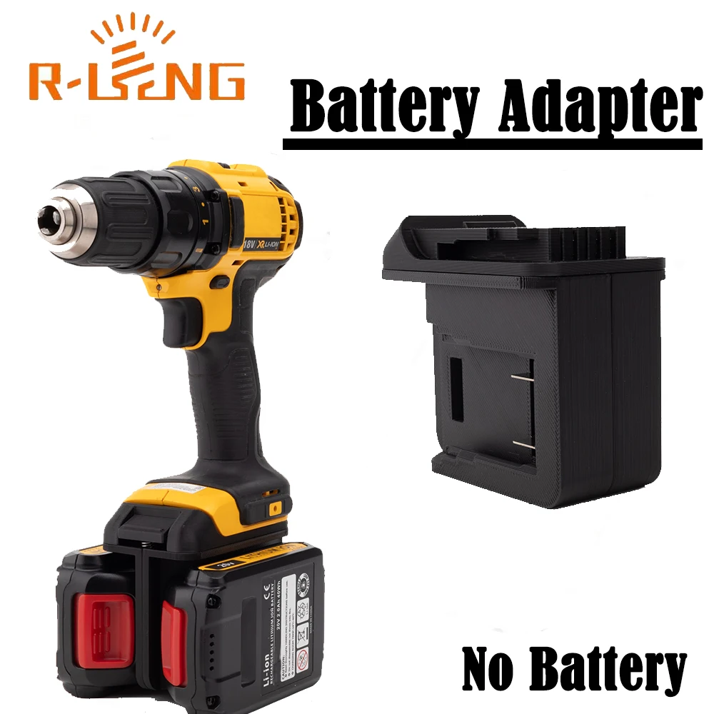 

DCB203 2in1 Electric Adapter Converter For DeWalt 18V Li-ion Dual Battery to for DeWalt 18V Cordless Power Tool Accessories