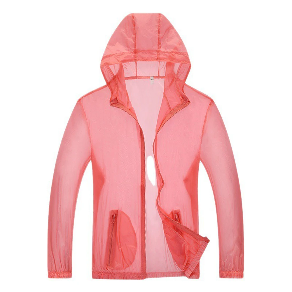Summer Sunscreen Jacket Unisex Ultra-Thin Camping UV Protection Clothes Lightweight Outdoor Quick Dry Sports Coat Windbreake