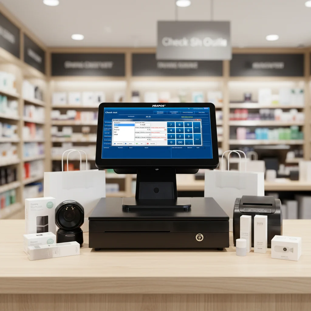 

POS-терминал с двумя экранами ATV&UTVHBA-GM10 и подставкой, кассовая система для розничных магазинов.