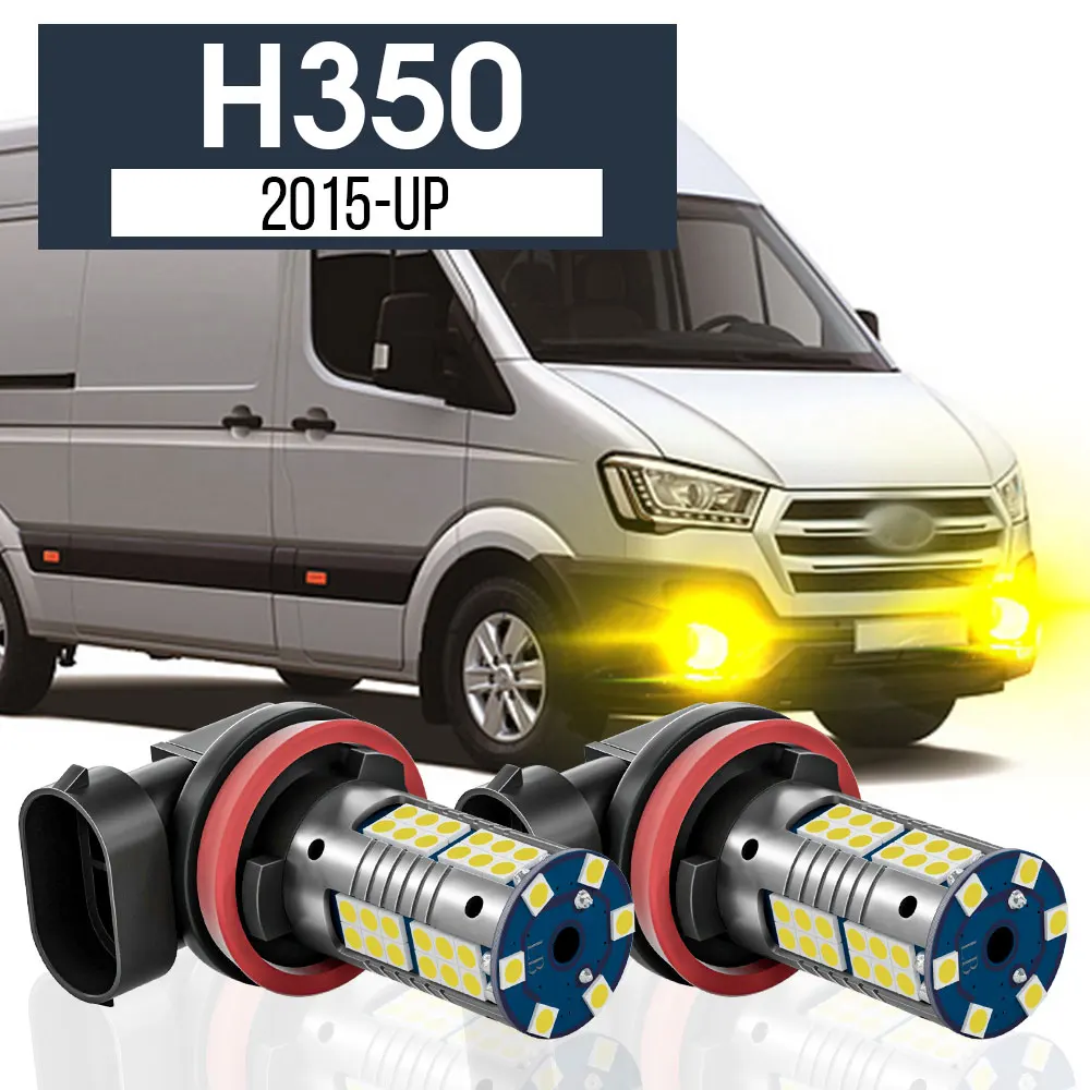 

2pcs LED Fog Light Lamp Blub Canbus Accessories For Hyundai H350 2015 2016 2017