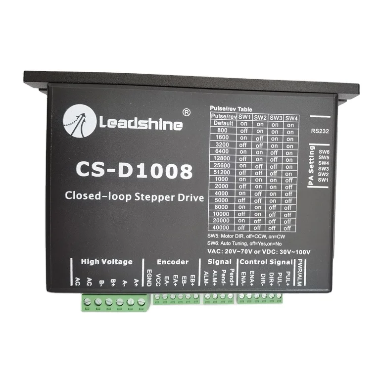 High Performance and High Reliability 30~80VDC 8A LeadShine CS-D1008 Drive