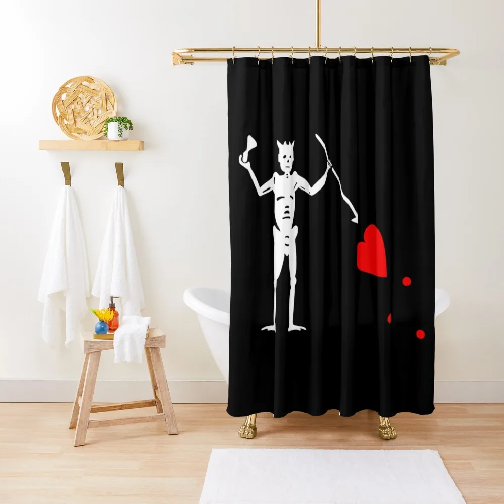 

Blackbeard Pirate Flag Shower Curtain Shower For Bathroom Bathroom Decor Bathroom Accessories Shower Set For Curtain