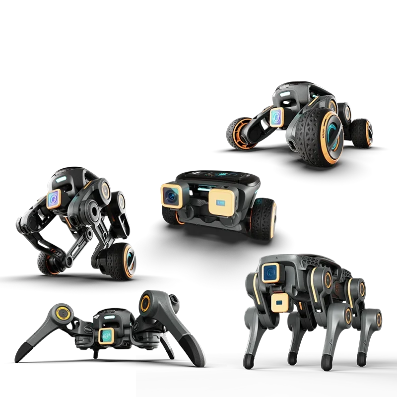 Interactive bionic companion intelligent machine human vision voice control programming camera electronic dog AI smart toy