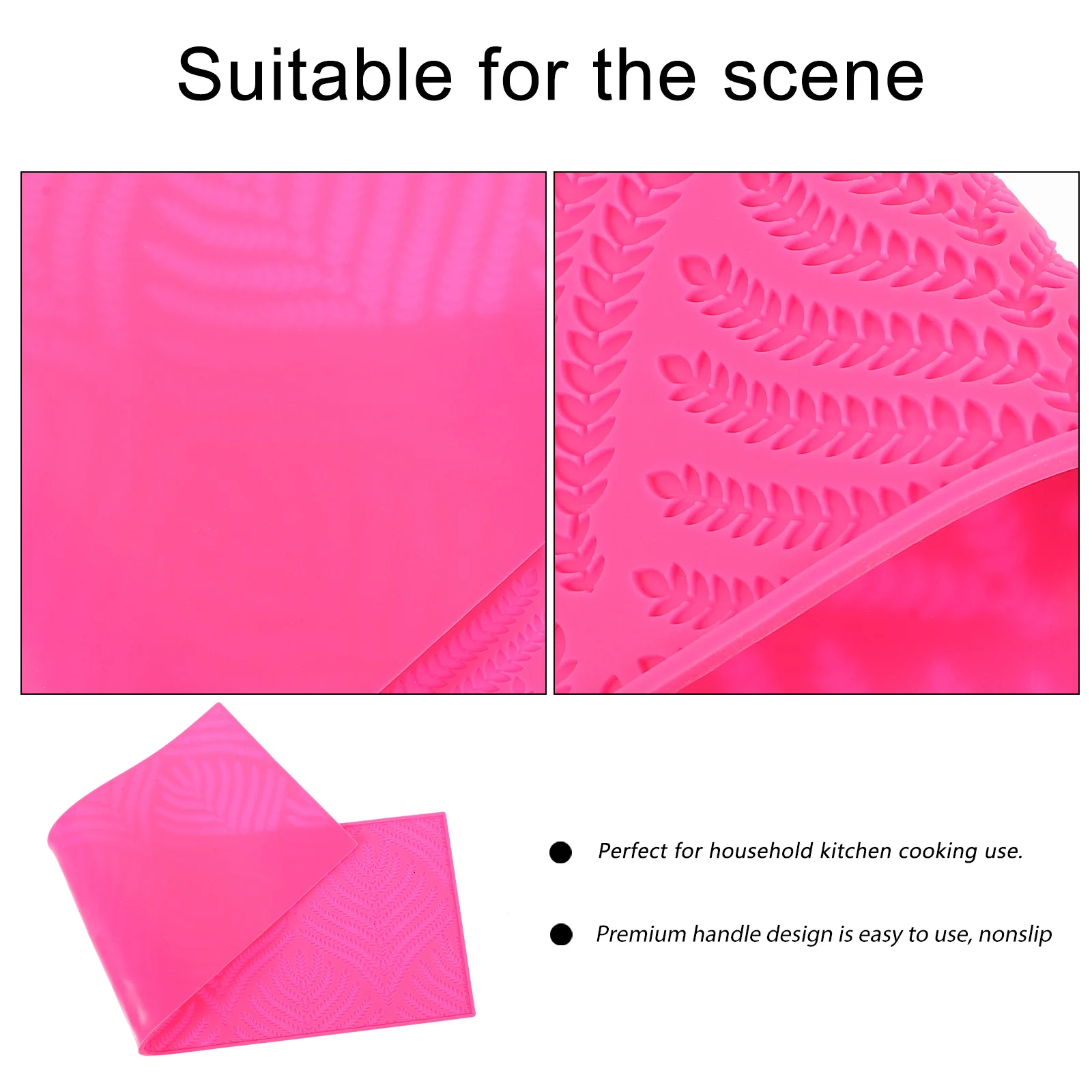 

Cake Silicone Mold DIY Mat Fondant Baking Tool Delicate Pattern Food Grade Safe Practical Silicone Mold Bakery Embossing Mat