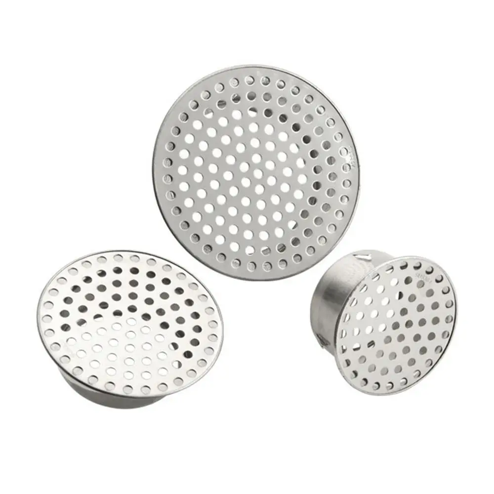 Round Hole Gutter Guard Net Anti-blocking Secondary Drainage Anti Clogging Filter Multifunctional SUS 304 Stainless Steel