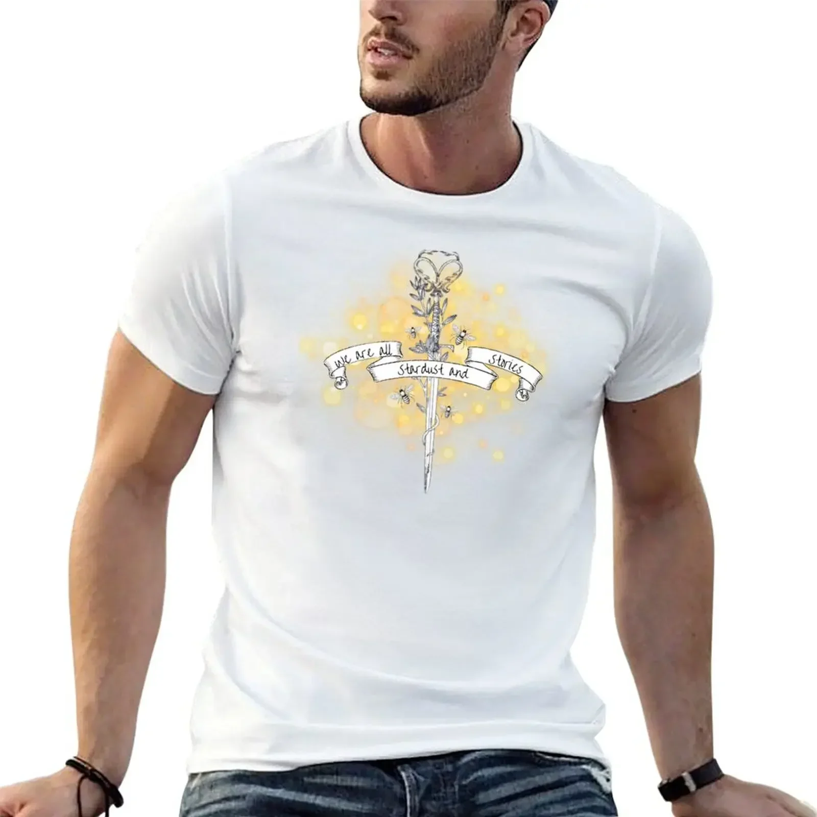 We are Stardust and stories T-Shirt basketball graphic tees summer clothes mens designer t shirt