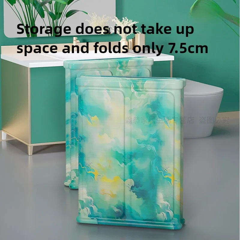 Excellent 80cm Thickened Collapsible Tub Double Discharge Water Easy Installation Household Bath Full Body Bath Long-term Lock T