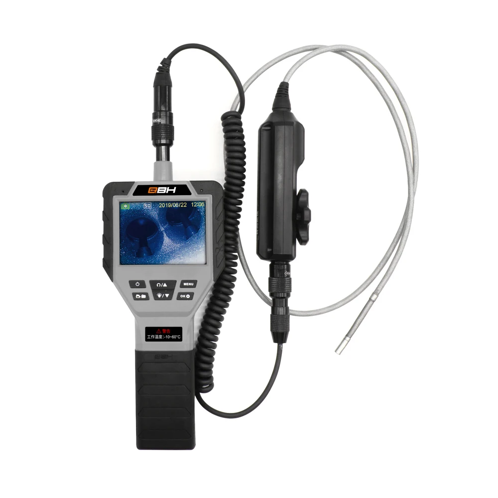 Advanced Vehicle Tool High Definition 6.0mm Snake Tube 2-way Articulating Industrial Borescope Camera Automobile Repair Tool