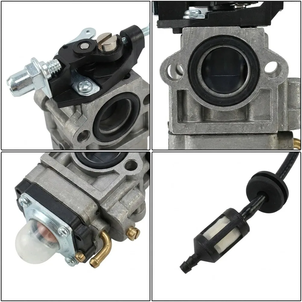 Fuel Hose Set Carburettor Kit For Outdoor Gardening As Shown Tool Maintenance Parts For Outdoor Complete Replacement