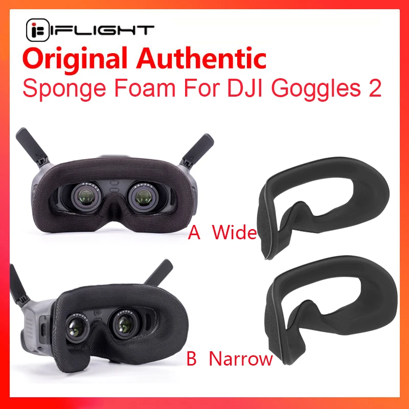 Almohadillas de espuma para gafas DJI FPV 2, accesorios para gafas FPV V2 VR, evita fugas de luz, fácil de desmontar