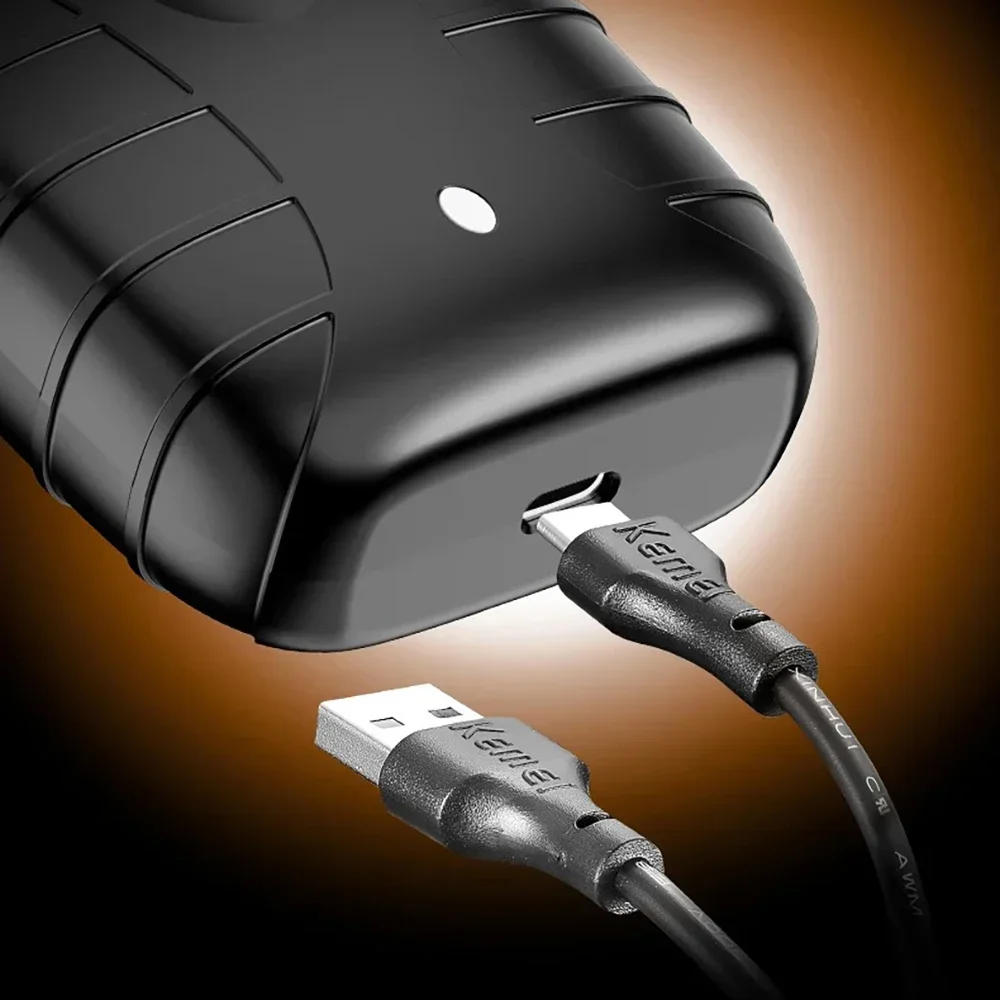 Kemei 2299 2296 T95 المهنية مقص الشعر اللاسلكي المتقلب الكهربائية احباط ماكينة حلاقة الرجال قابلة للشحن إنهاء آلة قطع الشعر