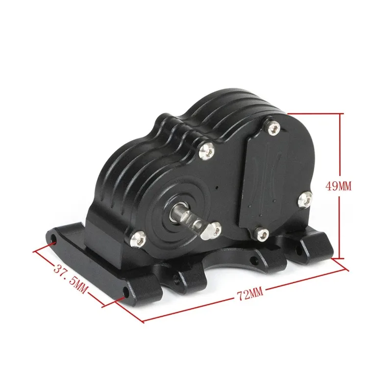 

LCG Chassis Low Center of Gravity RC Crawler Chassis SCX10 Horizontal Gearbox Assembly Upgrade Part