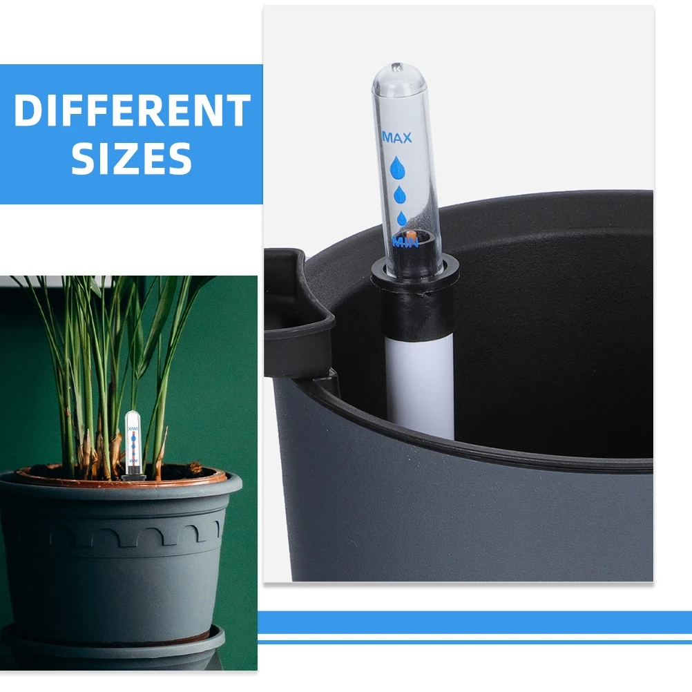 2Pcs Water Level Indicator for Plants Visual Scale Gauge No Needed Potted Flower Water Shortage Reminder Tool for Indoor