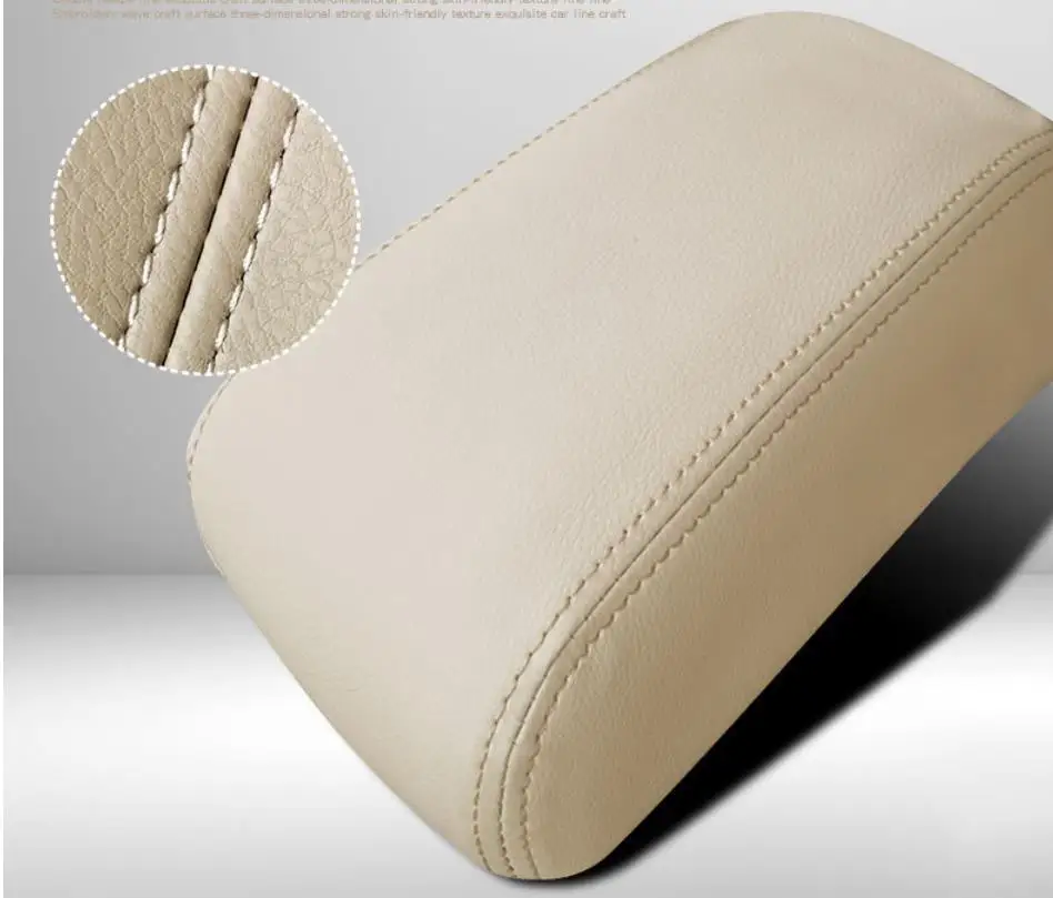For Hyundai Tucson 2006-2013 Microfibre Leather Center Armrest Cover car central container armrest box Cover  nterior upgrade
