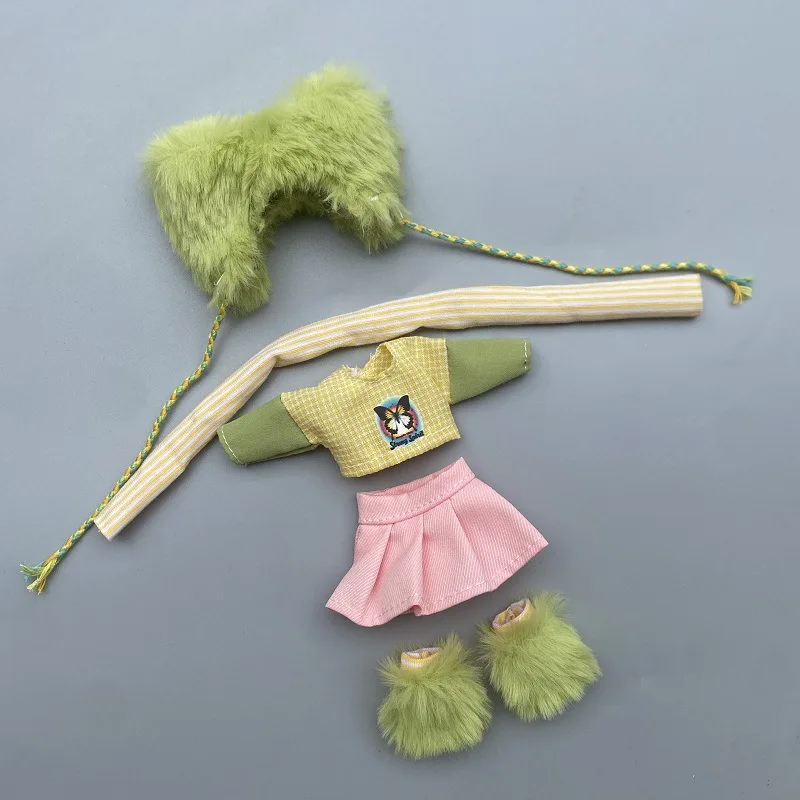 Nuovi vestiti per bambole 1/8 OB11/ GSC/ YMY vestiti per bambole vestito 1/12 accessori per bambole BJD vestire giocattolo per il regalo dei bambini
