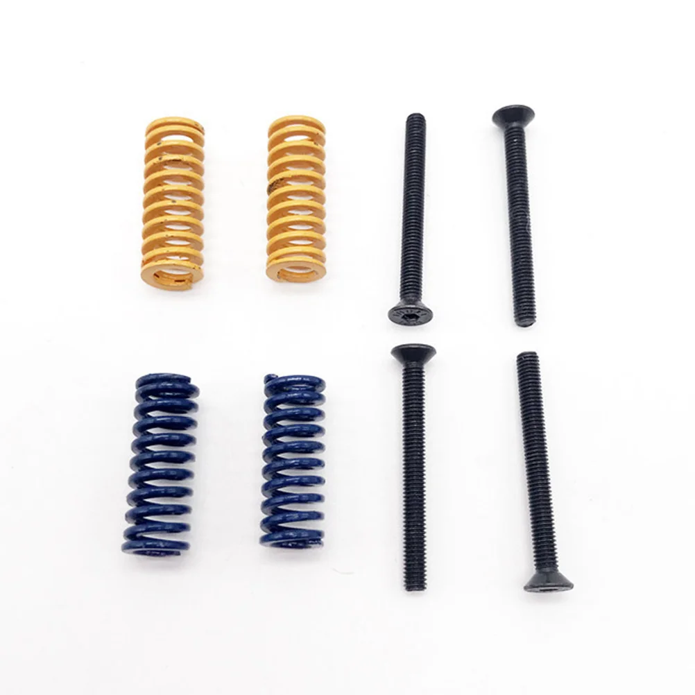 Синий комплект выравнивающих пружин M3x45 для деталей 3D-принтера с подогревом, прочный комплект выравнивающих гаек, гладкая платформа, калибровочное решение