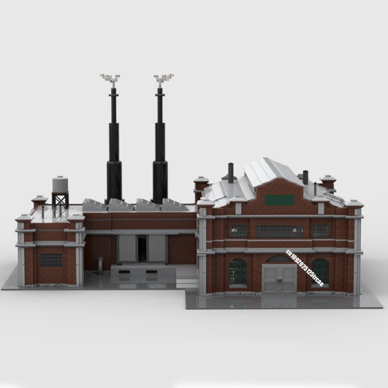 New City Hot Selling Street View Moc Modular Industrial Factory Model Building Blocks DIY creative ideas Kids Toys Birthday Gift