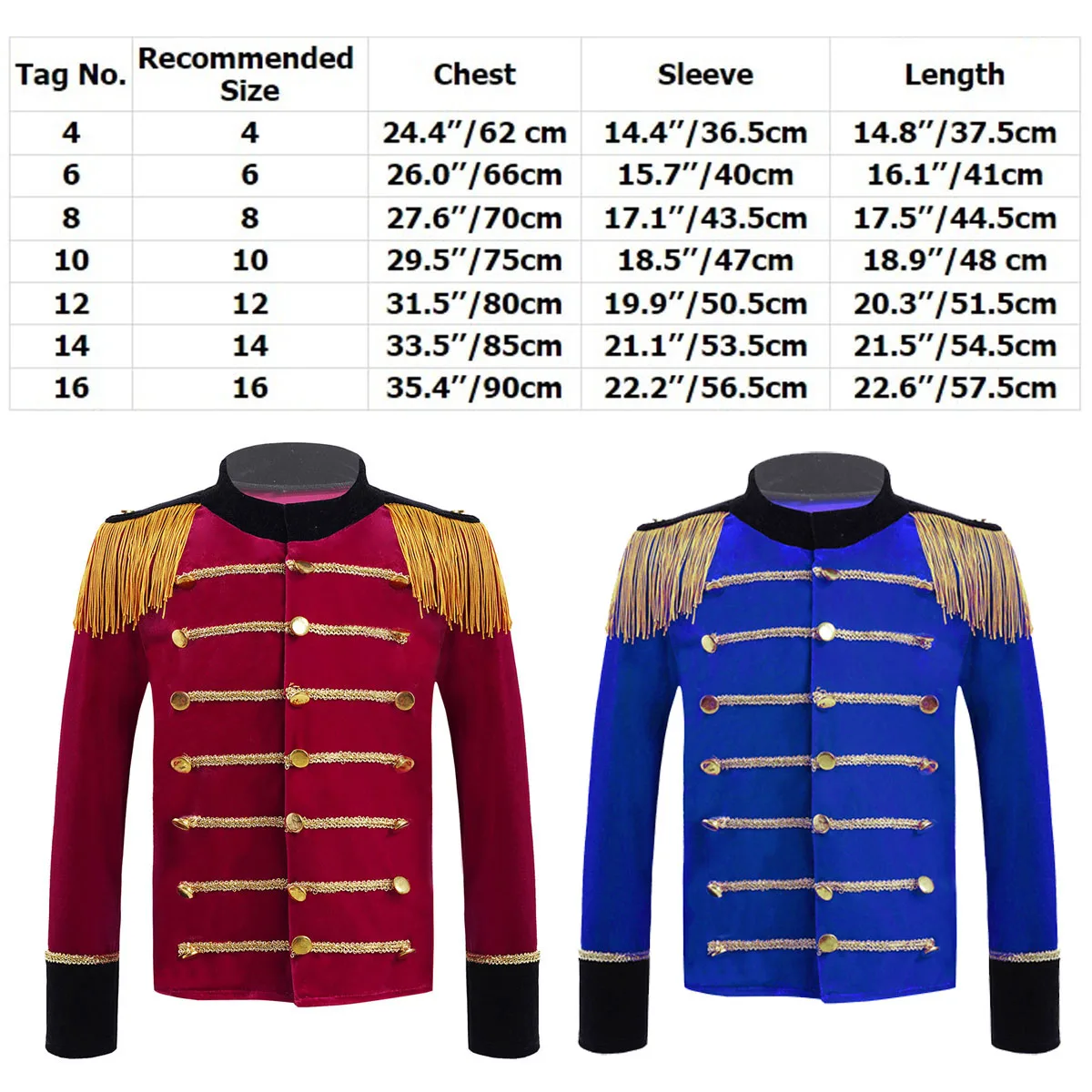 Kids Amerika Drum Pak Royal Soldaat Marching Band Stijlvolle Jasje Uniform Set Halloween Carnaval Party Drum Team Band Tops