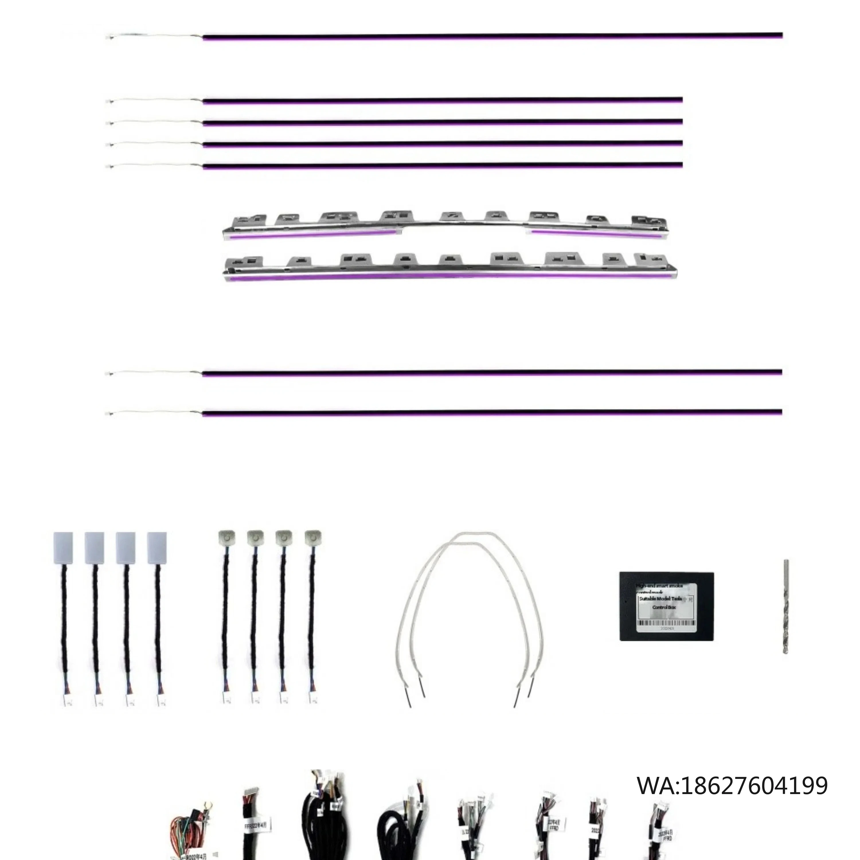

Factory Price Car Interior Atmosphere Lighting Ambient Lamp Decoration Light Strip RGB Suitable for Model 3 2019-2020